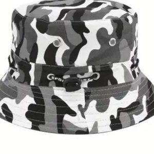 Men's white sports camouflage hat New